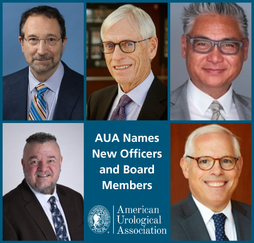 American Urological Association Names New Officers and Board